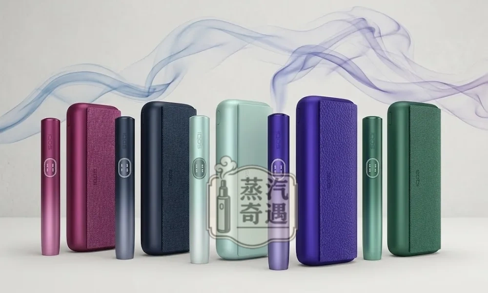 IQOS ILUMA I PRIME 高階款電光紫微風藍午夜黑白楊綠石榴紅 展示